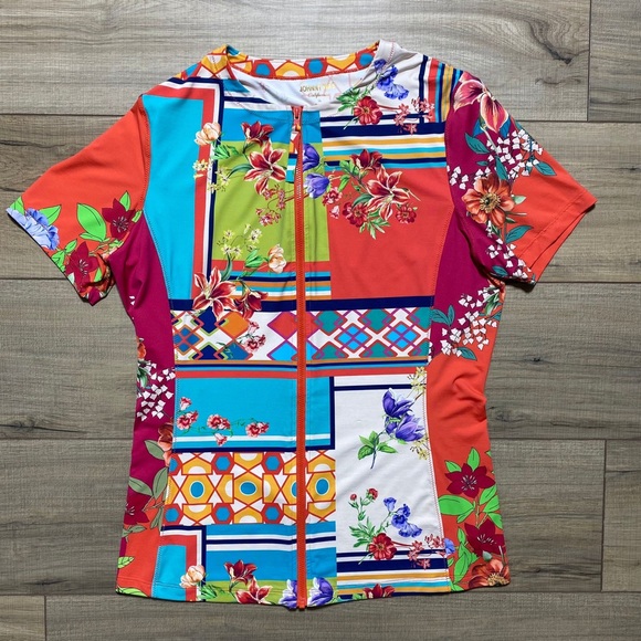 Johnny Was Other - Johnny Was California Womens Nanya Surf Shirt Size  XL UPF 50+ Stretchy